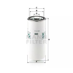 W 13145/6 MANN-FILTER alyvos filtras DAF 85CF-SER,95XF-SER