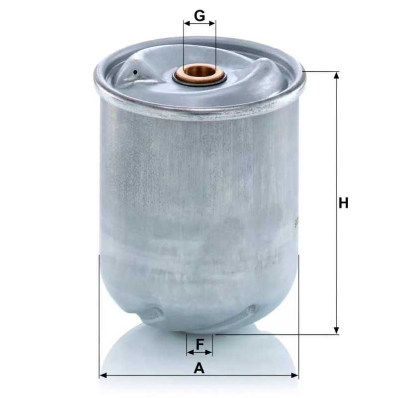 ZR906X MANN-FILTER alyvos filtras