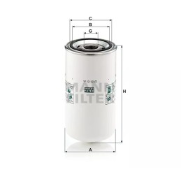 W 13120/2 MANN-FILTER ALYVOS FILTRAS DAF 75-SER -98,85-SER -98