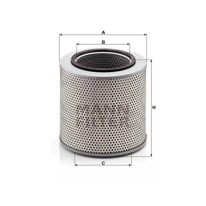 H 20211 MANN-FILTER alyvos filtras