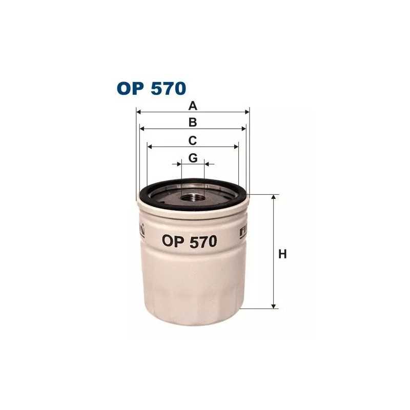 OP 570 FILTRON alyvos filtras