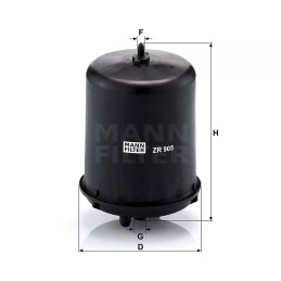 ZR905Z MANN-FILTER alyvos filtras