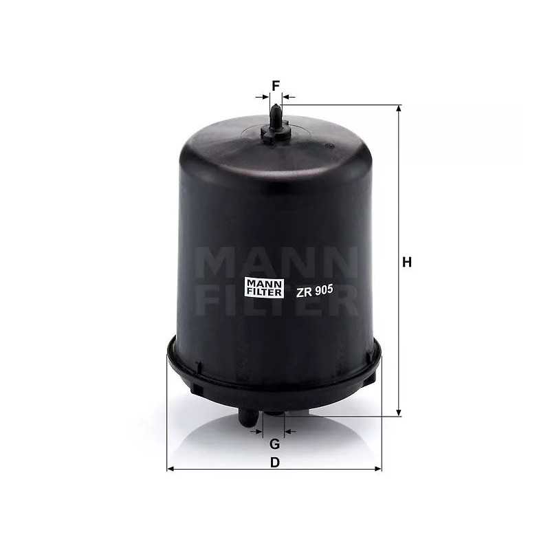 ZR905Z MANN-FILTER alyvos filtras