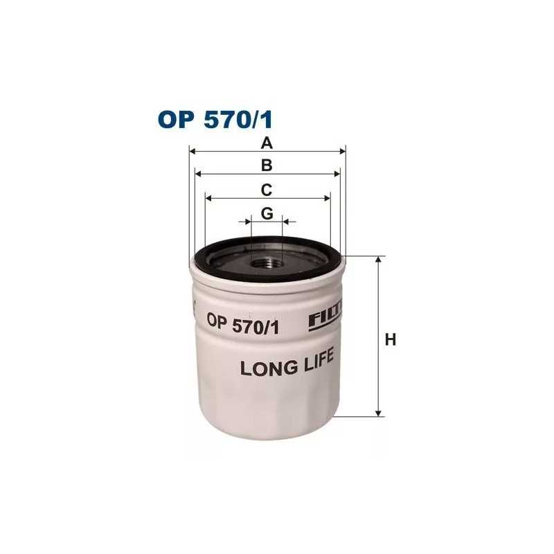 OP 570/1 FILTRON alyvos filtras