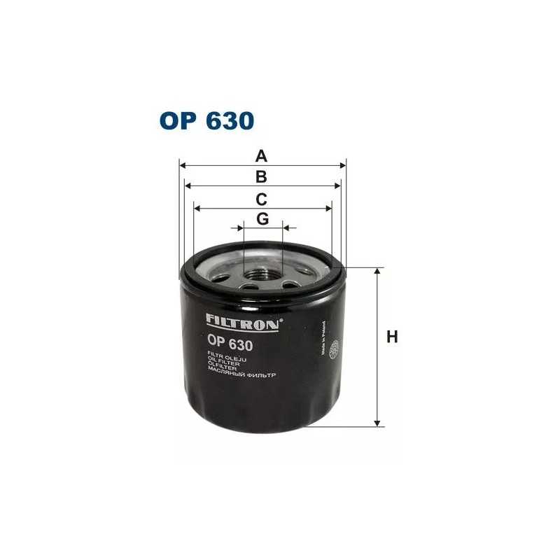 OP 630 FILTRON alyvos filtras
