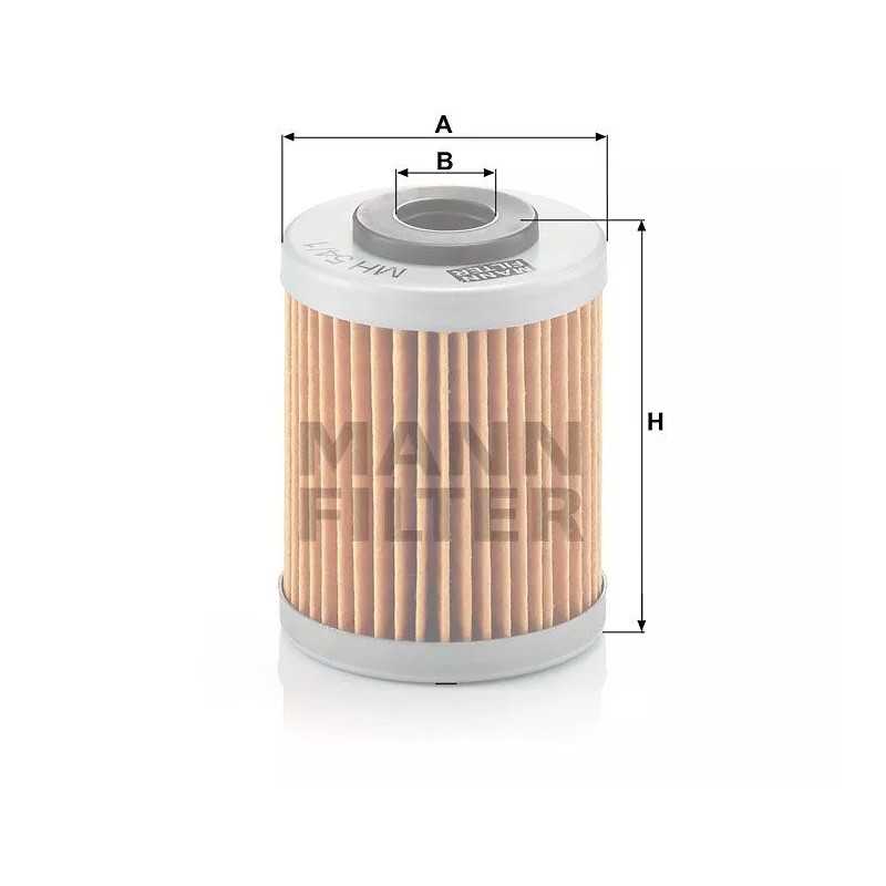 MH 54/1 MANN-FILTER alyvos filtras