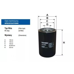 OP 626/5 FILTRON alyvos filtras