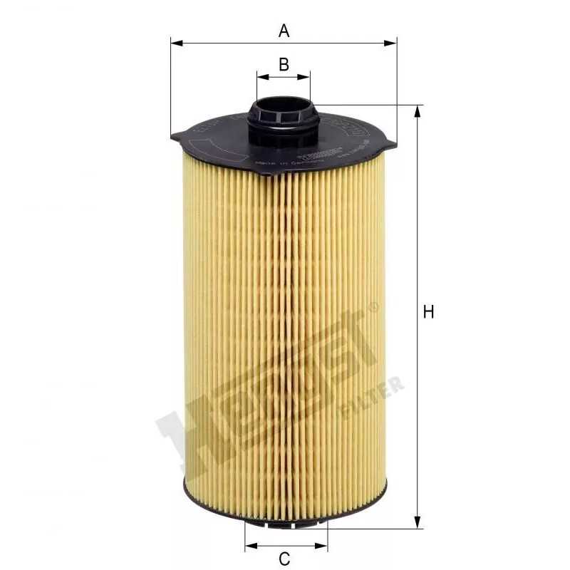 E213HD300 Hengst alyvos filtro korpusas