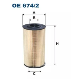 OE 674/2 FILTRON alyvos filtras
