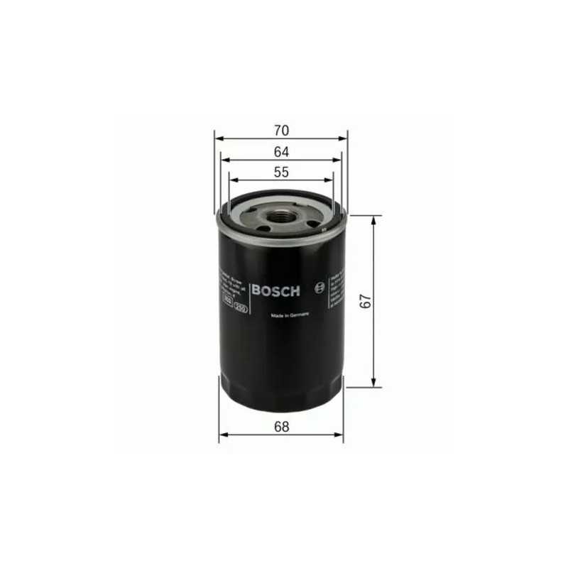 0986452058 BOSCH alyvos filtras