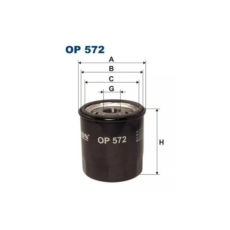 OP 572 FILTRON alyvos filtras