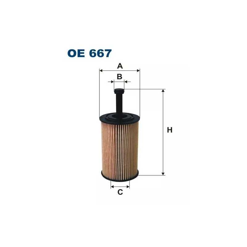 OE 667 FILTRON alyvos filtras
