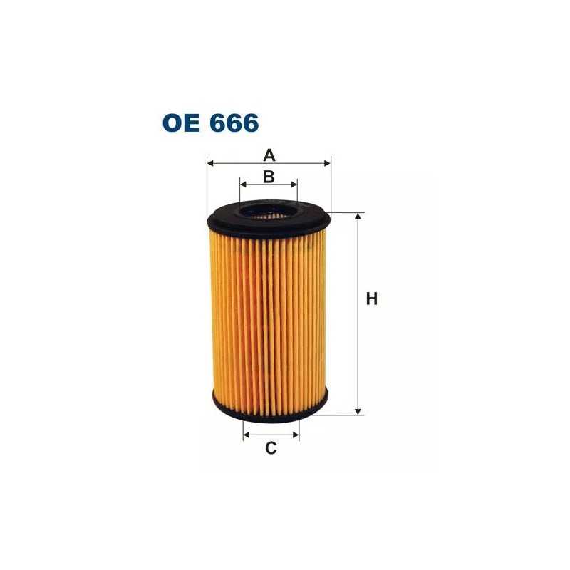 OE 666 FILTRON alyvos filtras