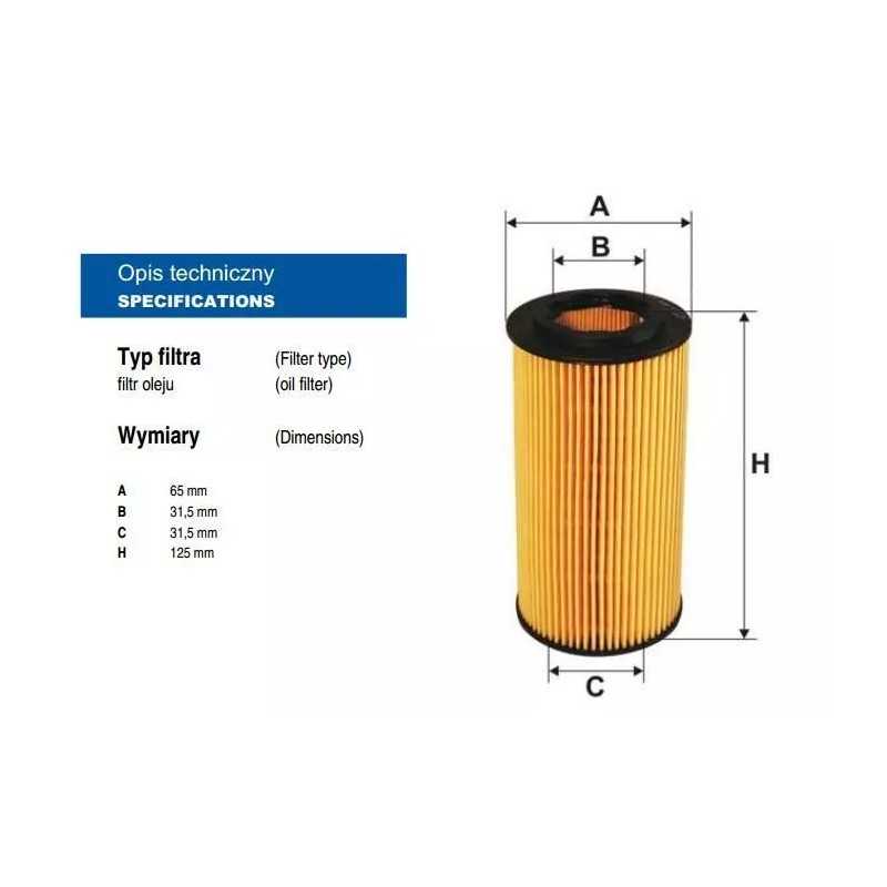 OE 671/3 Filtron alyvos filtras