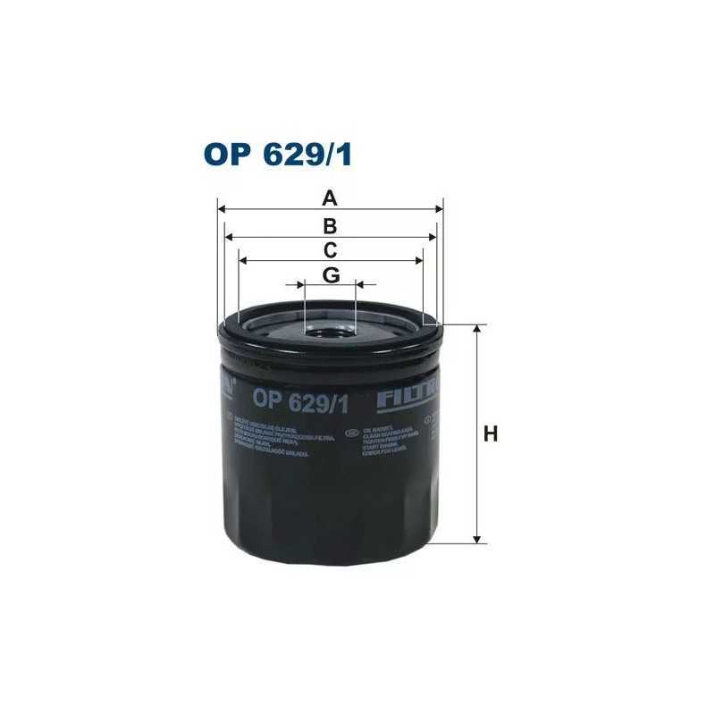 OP 629/1 FILTRON alyvos filtras