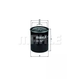 OC 521 Knecht alyvos filtras