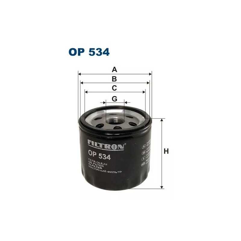 OP 534 FILTRON alyvos filtras