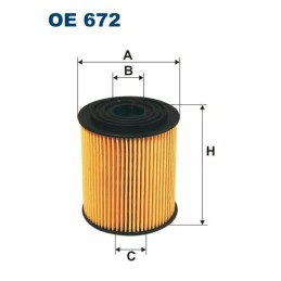 OE 672 FILTRON alyvos filtras