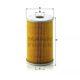 H 820/3X MANN-FILTER alyvos filtras RENAULT