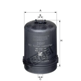 Z830F D253 Hengst alyvos filtras