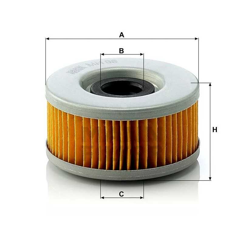 MH 88 MANN-FILTER alyvos filtras