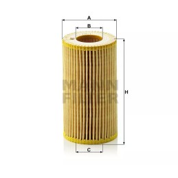 HU 718/1N MANN-FILTER alyvos filtras OPEL VECTRA