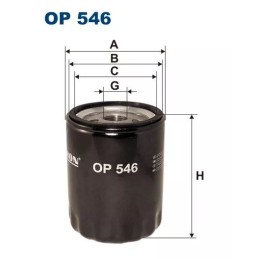 OP 546 FILTRON alyvos filtras