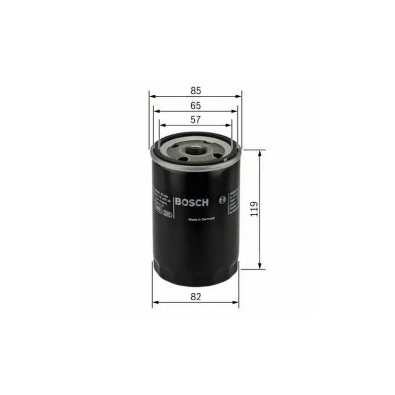 0986452000 BOSCH alyvos filtras