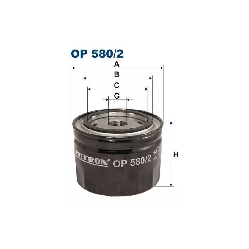 OP 580/2 FILTRON alyvos filtras