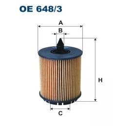 OE 648/3 FILTRON alyvos filtras