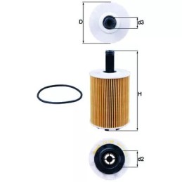 OX188DECO KNECHT alyvos filtras