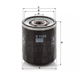 W7058 MANN-FILTER ALYVOS FILTRAS CITROEN FIAT PEUGEOT