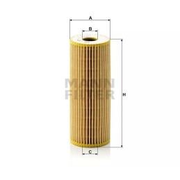 HU 727/1X MANN-FILTER alyvos filtras DB W 124 2