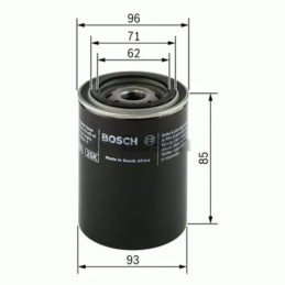 0451103219 BOSCH alyvos filtras