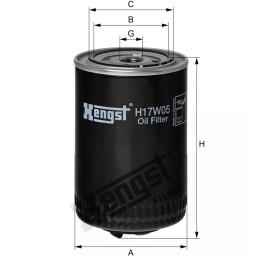 H17W05 Hengst alyvos filtras