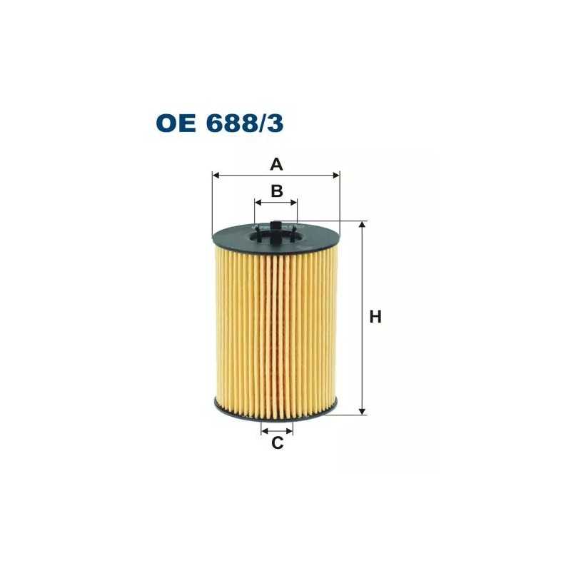 OE 688/3 FILTRON alyvos filtras