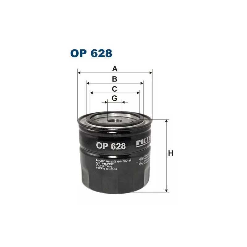 OP 628 FILTRON alyvos filtras