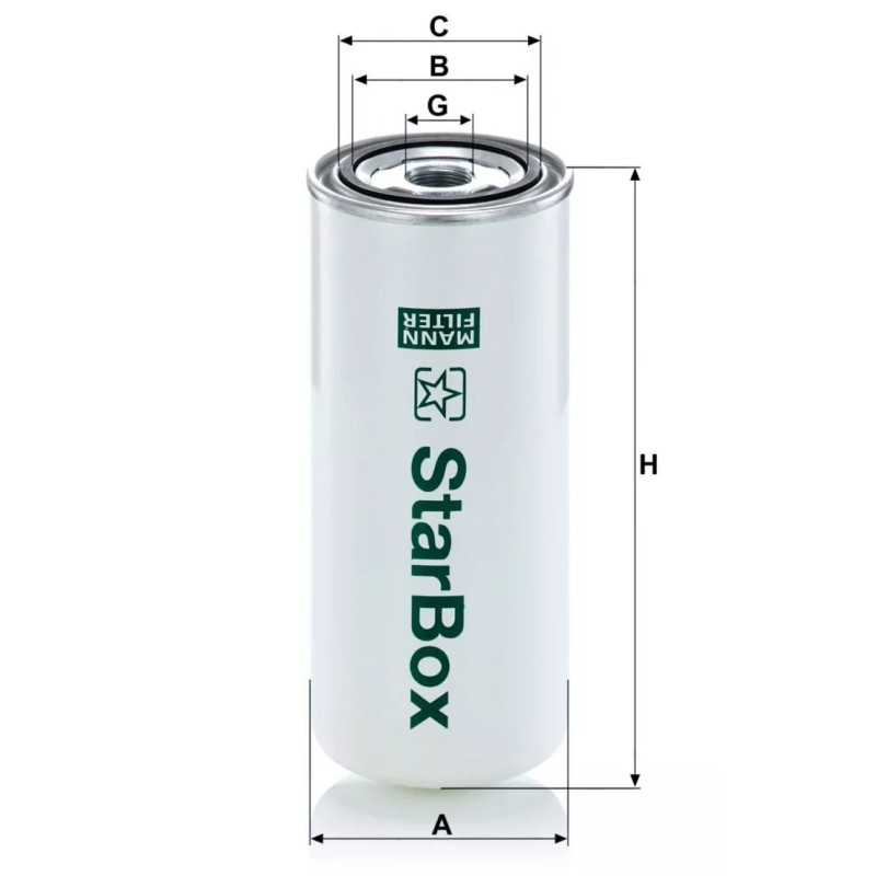 LB 962/20 MANN filtras SP kompresoriams, alyvos separatorius
