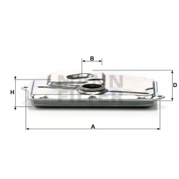 H 199 MANN-FILTER ALYVOS FILTRAS AUTOMATINĖ PAVARŲ DĖŽĖ