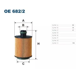OE 682/2 FILTRON alyvos filtras
