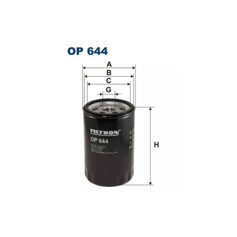 OP 644 FILTRON alyvos filtras