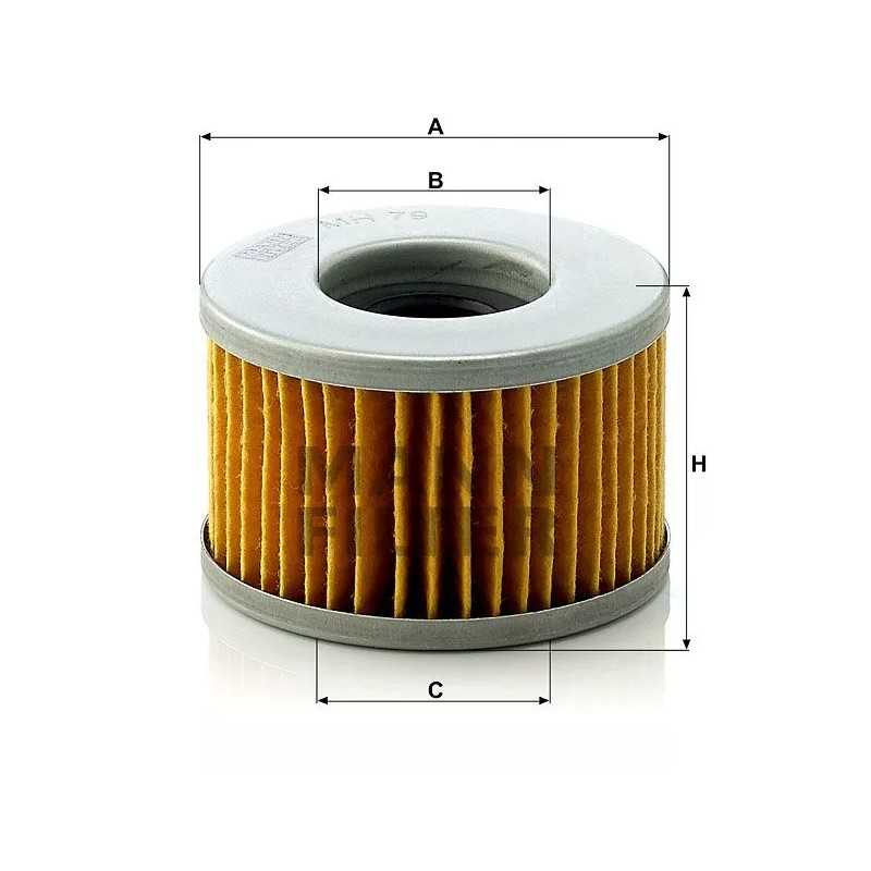 MH 79 MANN-FILTER alyvos filtras