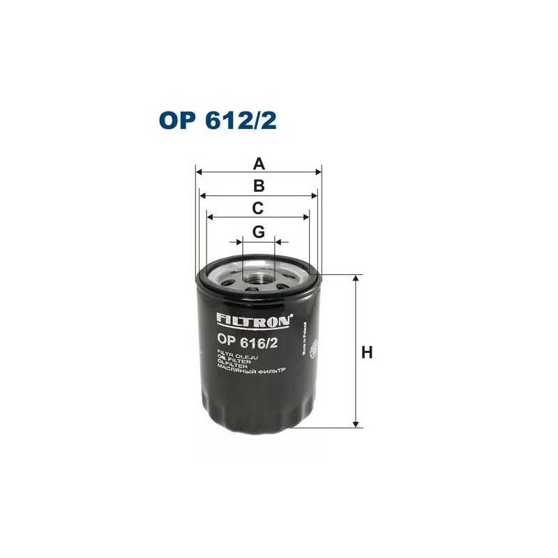 OP 616/2 FILTRON alyvos filtras