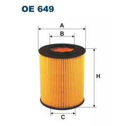 OE 649 FILTRON alyvos filtras