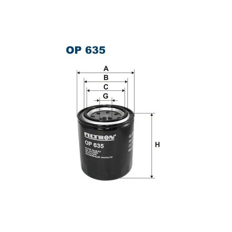 OP 635 FILTRON alyvos filtras