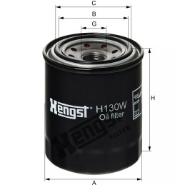 H130W Hengst alyvos filtras