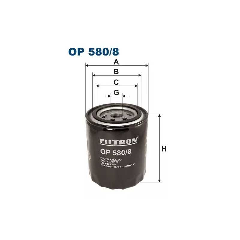 OP 580/8 FILTRON alyvos filtras