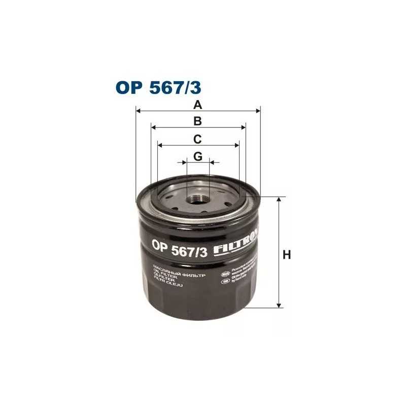 OP 567/3 FILTRON alyvos filtras