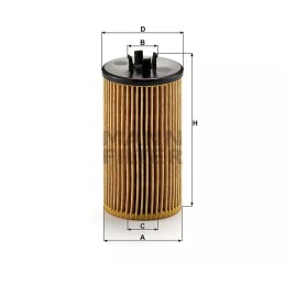 HU 612/2X MANN-FILTER alyvos filtras OPEL