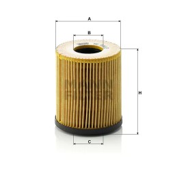 HU 816/2X MANN-FILTER alyvos filtras